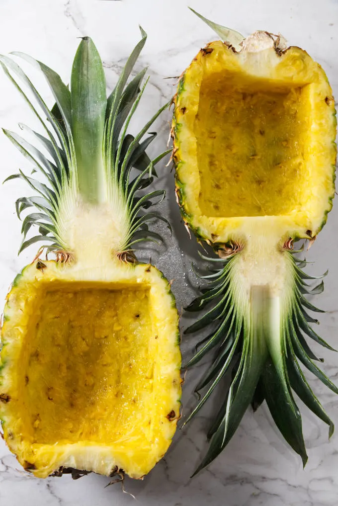 how to cut a pineapple fancy