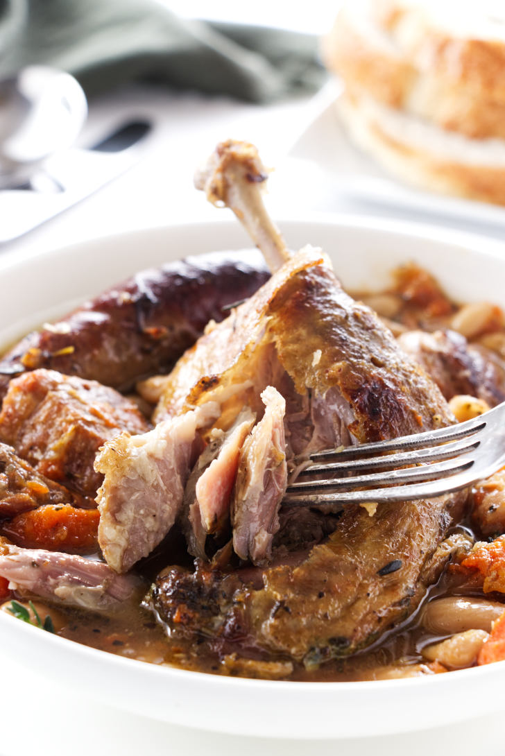 Duck Cassoulet with Sausage and Pork - Savor the Best