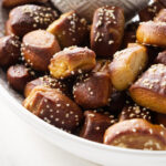 A pile of pretzel bites.