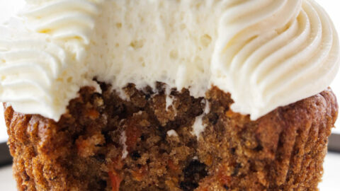 Flourless Carrot Cake Cupcakes! - The Dish On Healthy