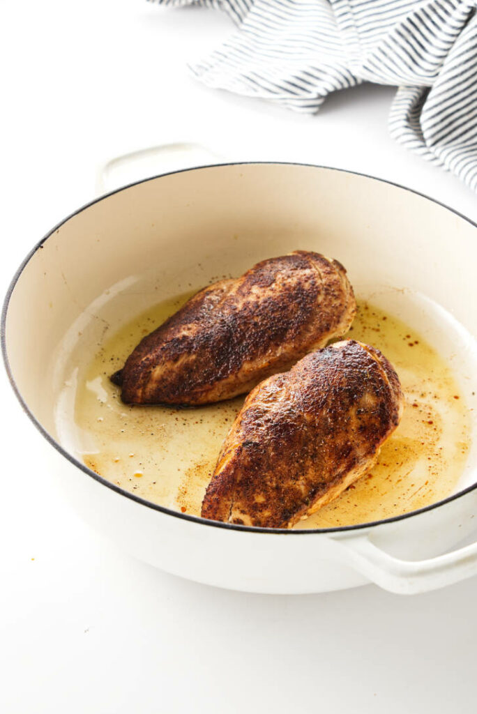 Chicken breasts seasoned with Jamaican Jerk seasoing
