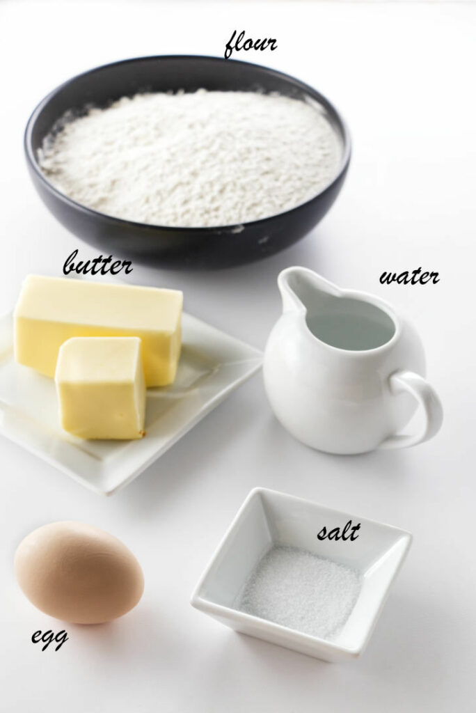 ingredients for empanada dough