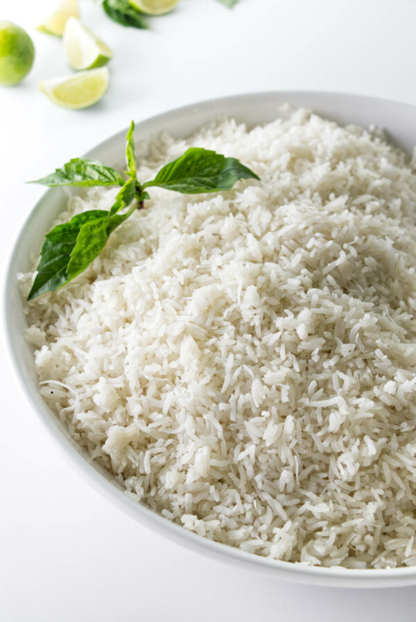 Fluffy coconut rice