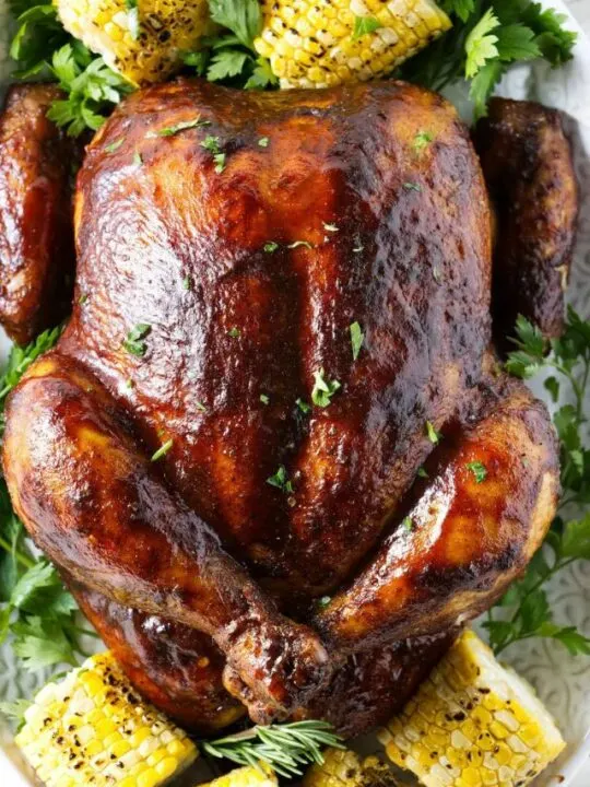 Easy Smoked Whole Chicken