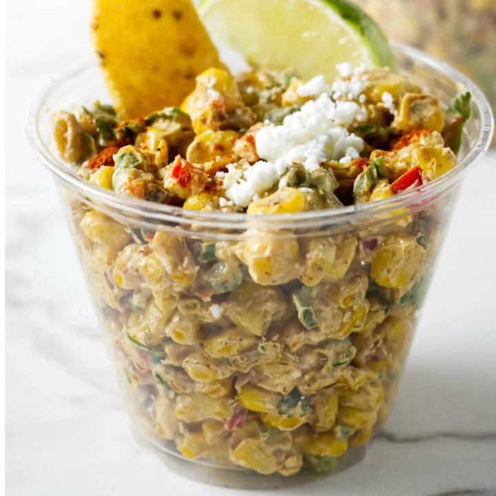 Seasoned Roasted-Corn Salad Cups Recipe