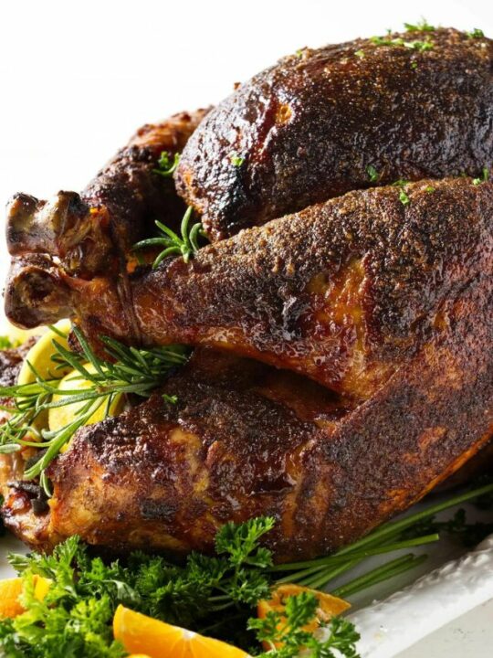 Dry Brine Smoked Turkey