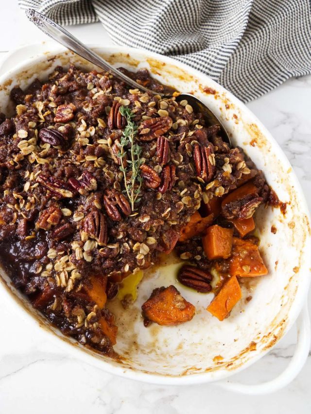 Sweet Potato Casserole - Savor the Best