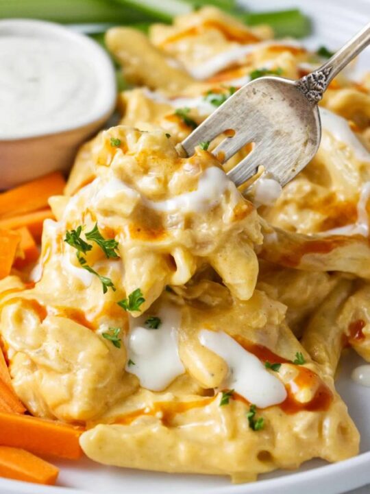 Creamy Buffalo Chicken Pasta