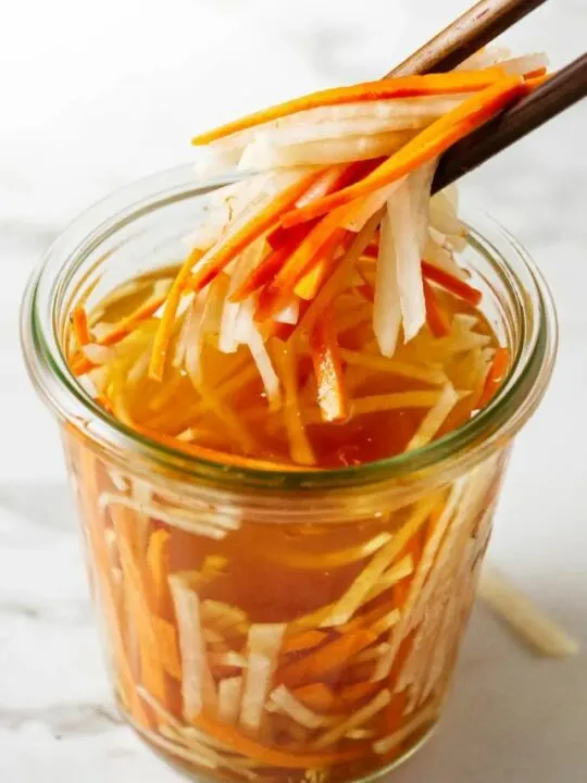 Quick Pickled Daikon Radish