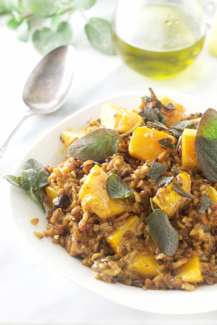 Butternut Squash Farro Risotto - Savor the Best