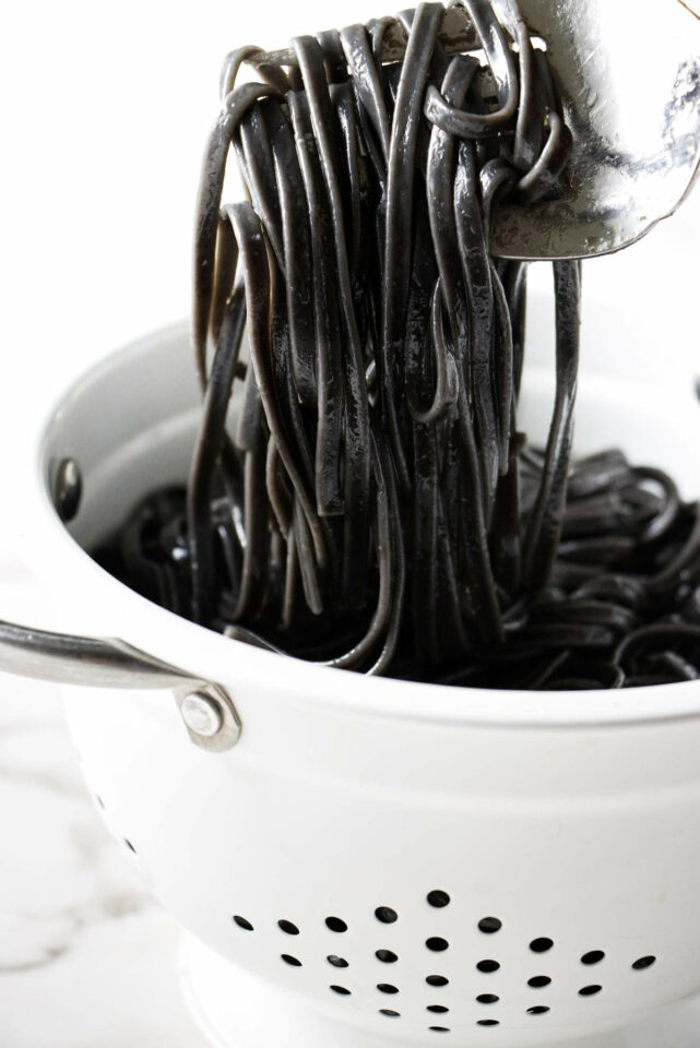 Squid Ink Pasta with Seafood - Savor the Best
