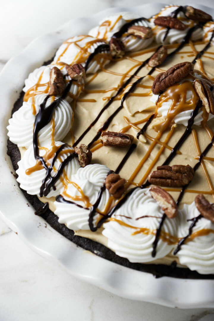 Easy No Bake Caramel Turtle Pie Savor The Best easy-no-bake-caramel-turtle-pie-savor-the-best