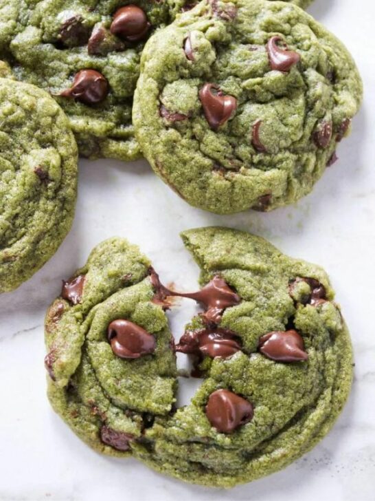 Matcha Chocolate Chip Cookies Recipe