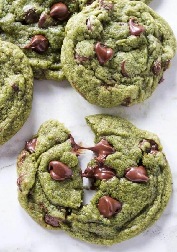 Matcha Chocolate Chip Cookies Recipe