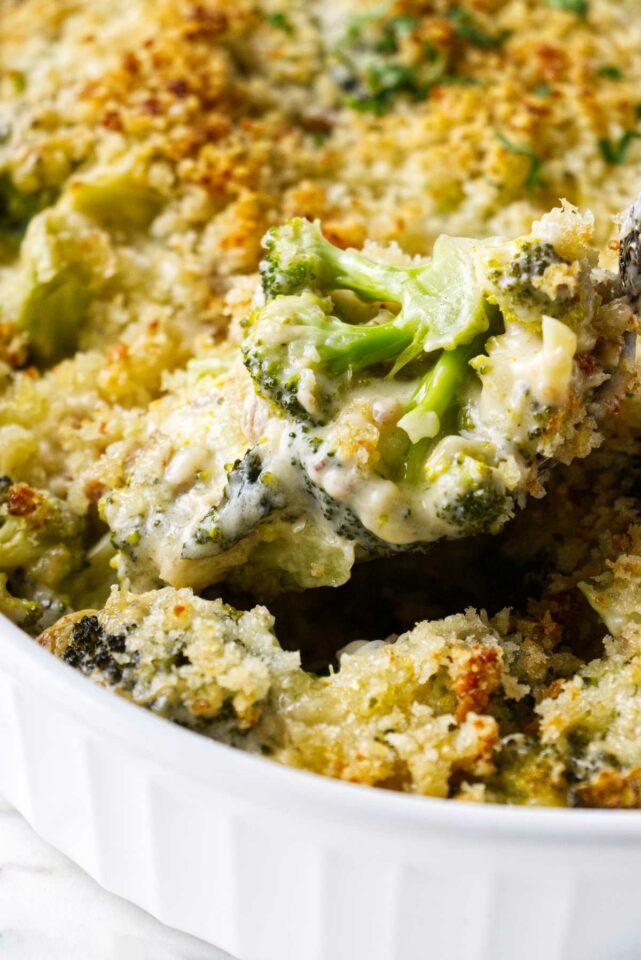 Broccoli Casserole with Cream Cheese - Savor the Best