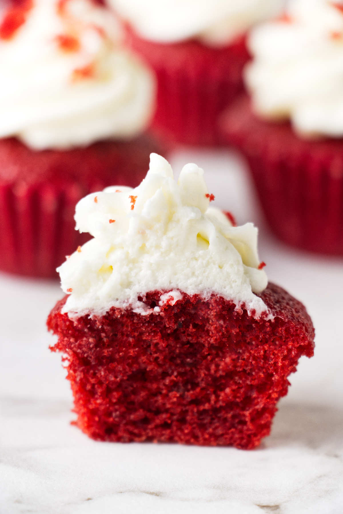 Regular and Mini Red Velvet Cupcakes - Savor the Best