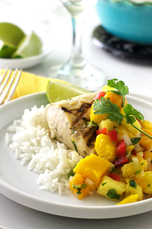 Grilled Mahi Mahi with Mango Salsa - Savor the Best