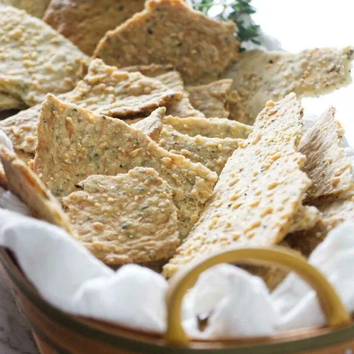 Buttery Parmesan-Herb Mini Crackers Recipe