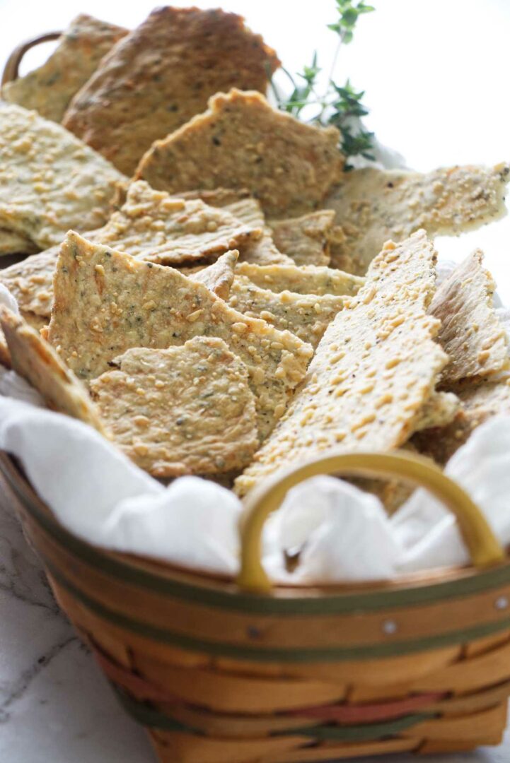 Sourdough Discard Crackers with Parmesan - Savor the Best