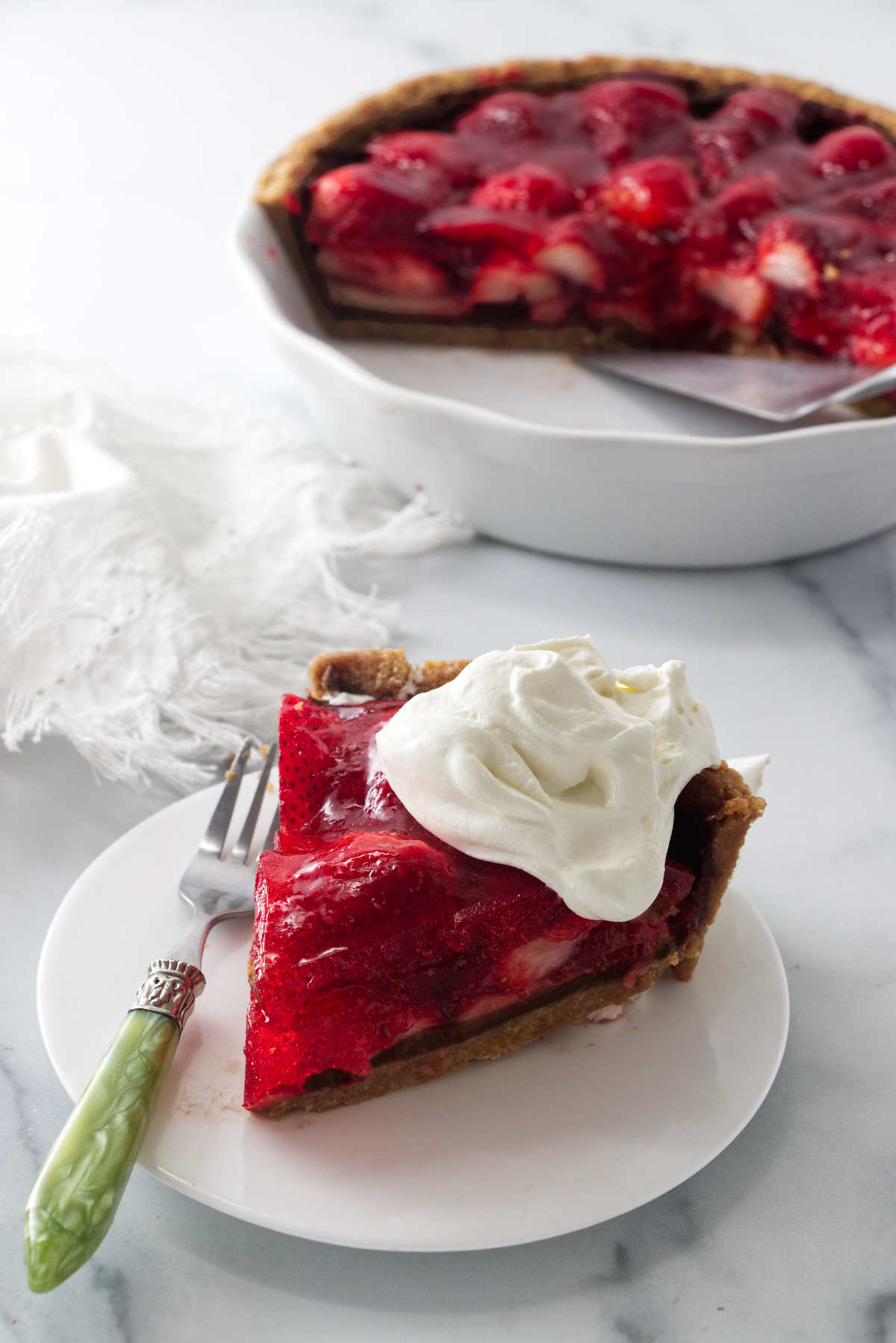 Strawberry Pie with Jello - Savor the Best