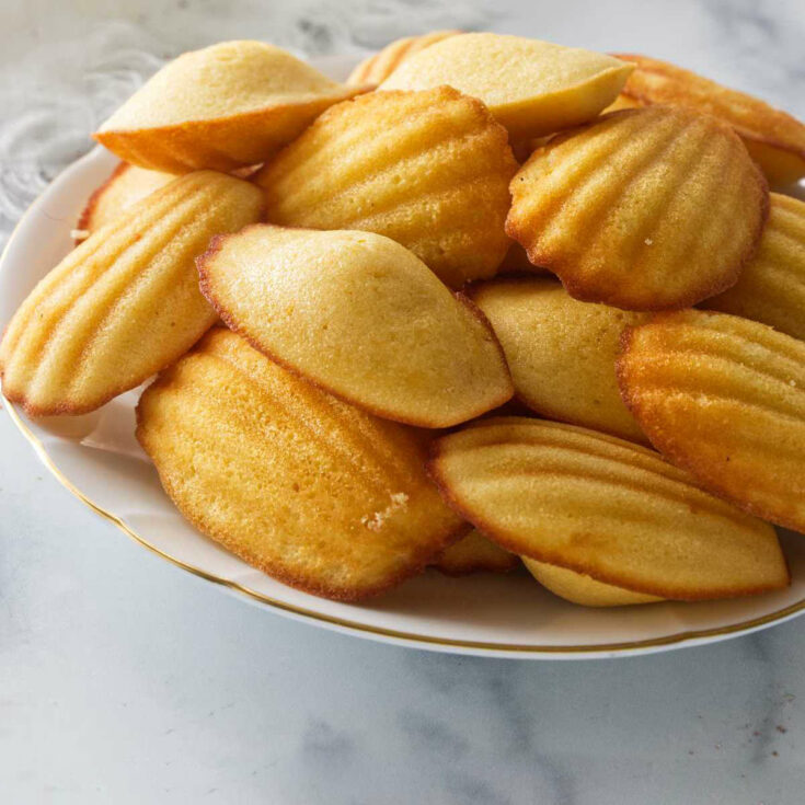 Chocolate Madeleines French pastry tea cakes cookies snack
