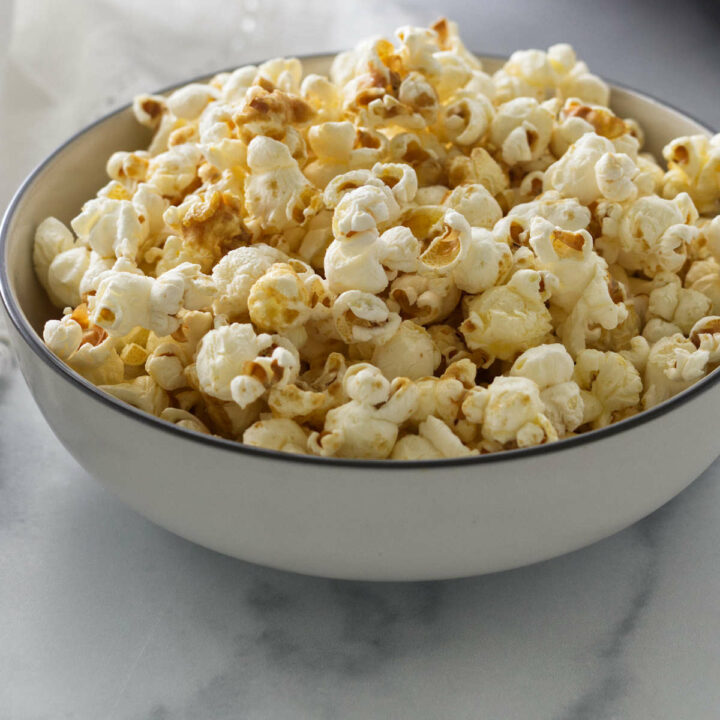 A serving of miso butter popcorn.
