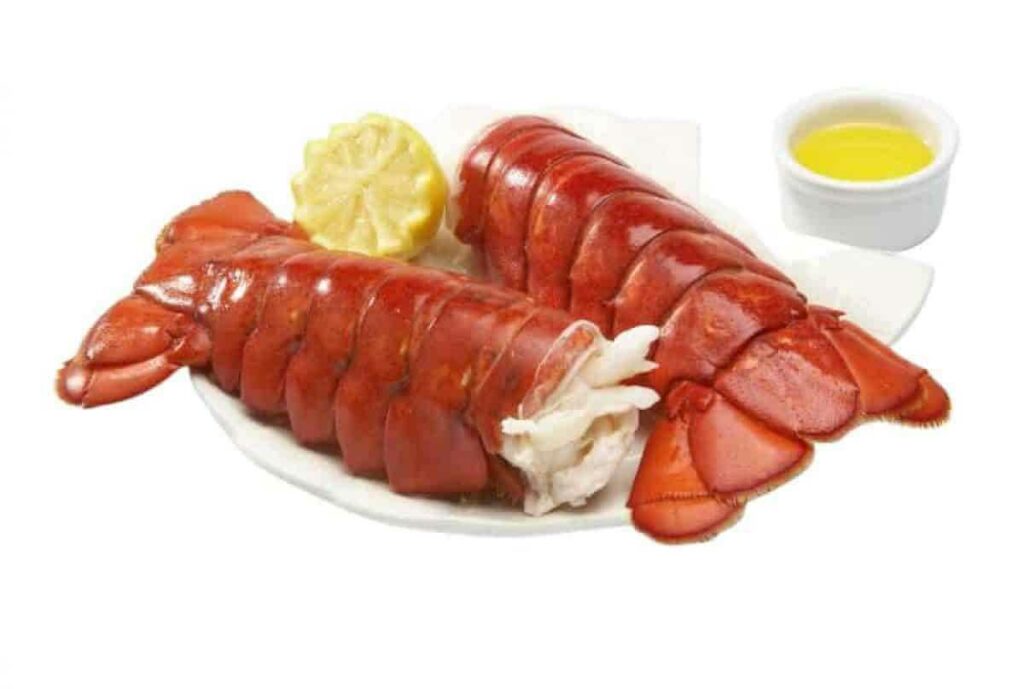 Two lobster tails from LobsterAnywhere.