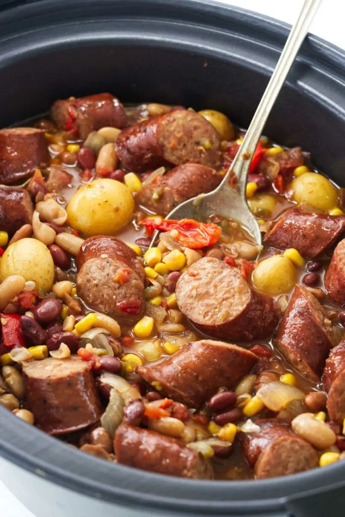 Slow Cooker Cowboy Casserole - The Recipe Pot