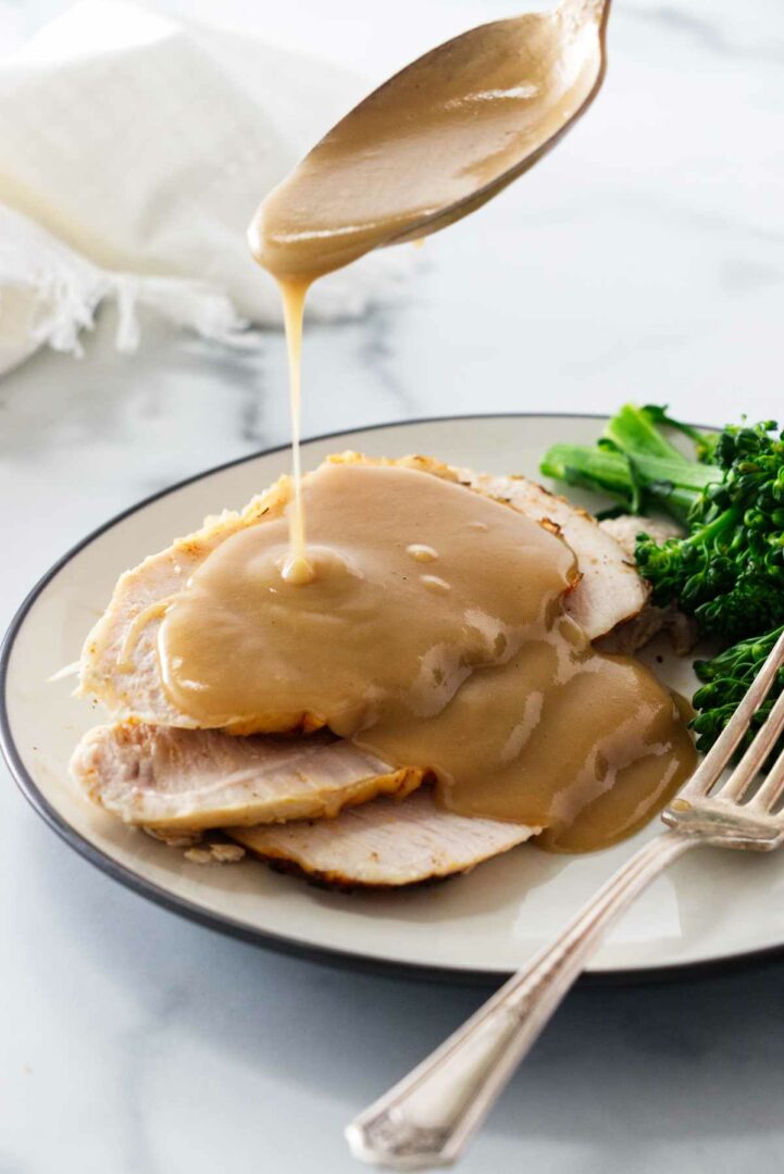Turkey gravy from drippings savor the best