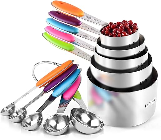 10 Piece Measuring Cups and Spoons Set 