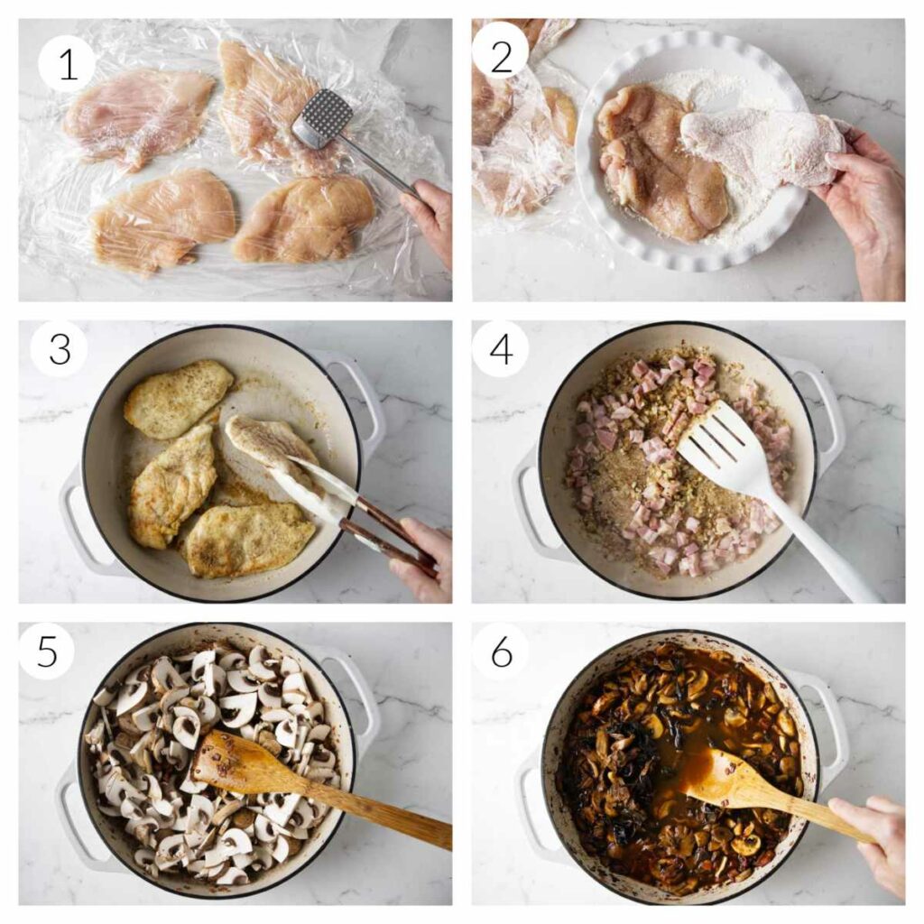 How to make chicken marsala.