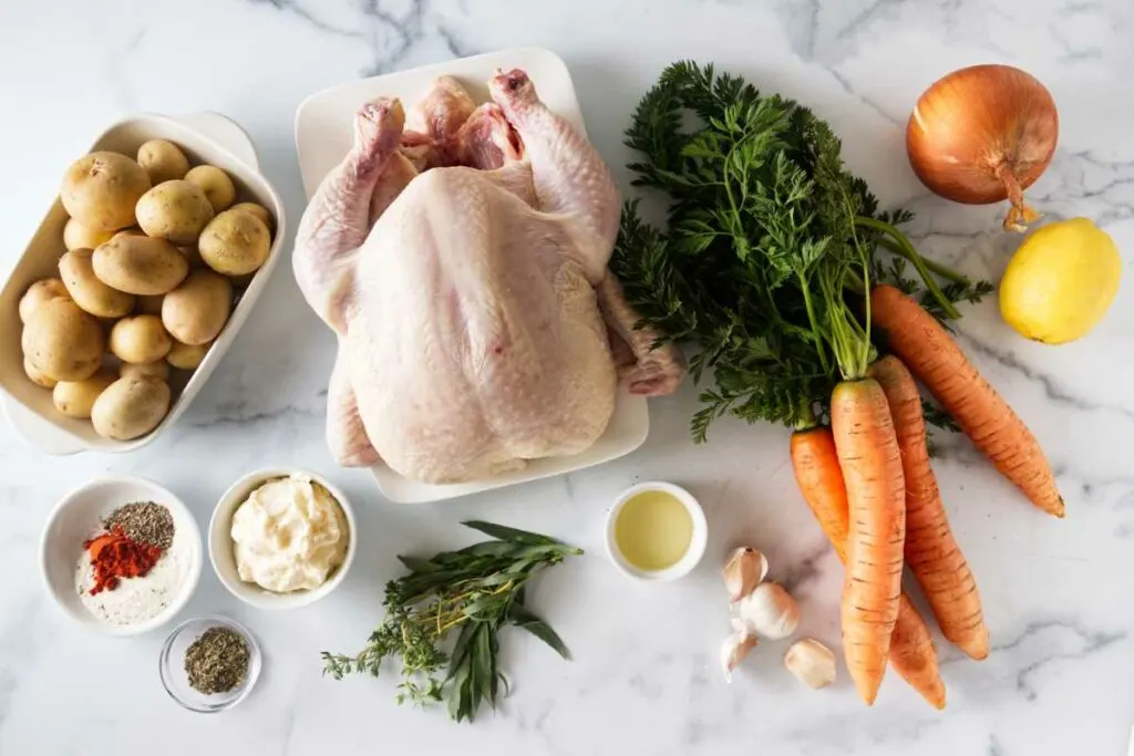 Ingredients for Bundt Pan Chicken