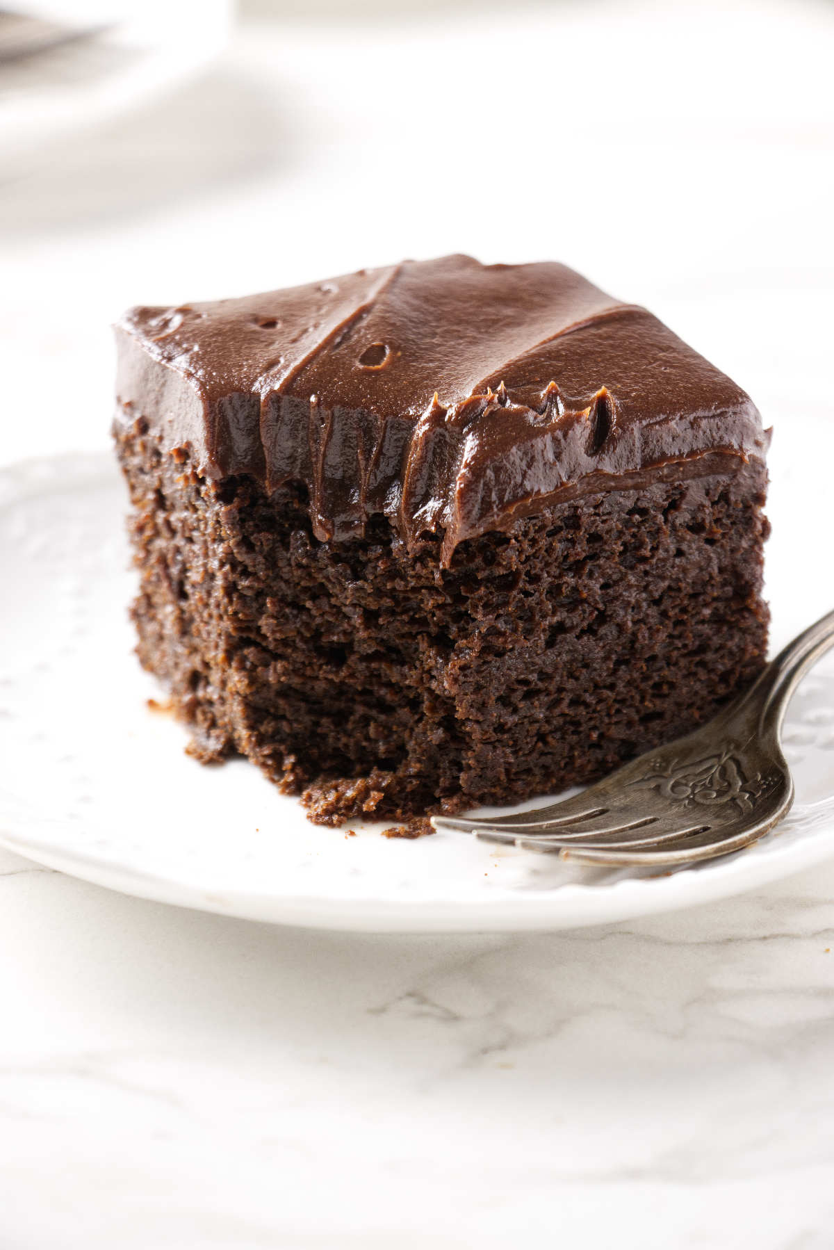 slice of chocolate cake