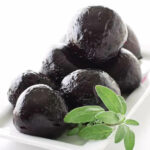 A plate of beets roasted in the oven.