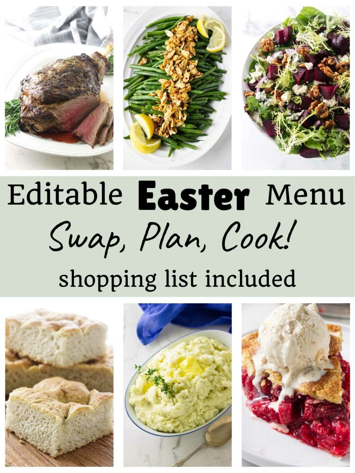 Easter Dinner Menu: Roasted Leg of Lamb to Strawberry Rhubarb - Savor ...
