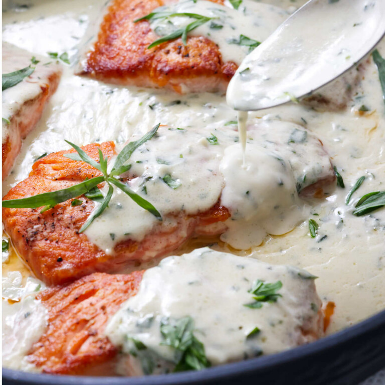 Salmon in Tarragon Sauce - Savor the Best