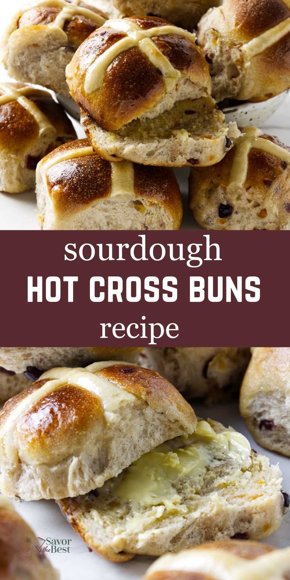 Sourdough Hot Cross Buns - Savor the Best